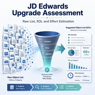 JD Edwards Upgrade Assessment: Case Study on Raw List and SOL